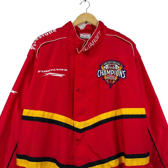 Vintage Firestone Target 4 For 4 Champions Racing Jacket XL - Picture 2 of 7